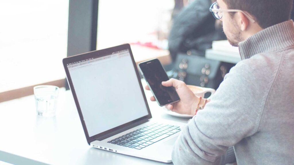 Phoenix Web Services SEO freelancer on call Phoenix Web Services SEO freelancer on call, laptop on pine desk displaying search results