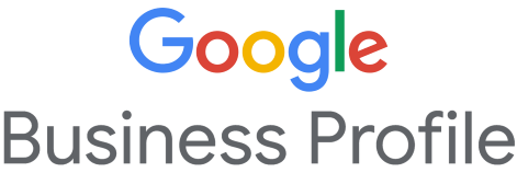 Google Business Profile logo in bright primary colors with the letter G in blue, o's in red, yellow, and green, and the letter e in blue