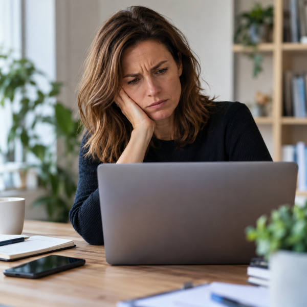 Small business owner wondering why her website is not generating enquiries